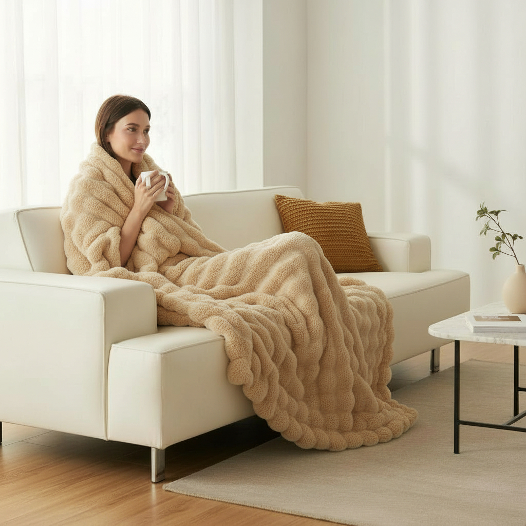 Bubble Deken – Ontspannende Deken die direct stress verzacht