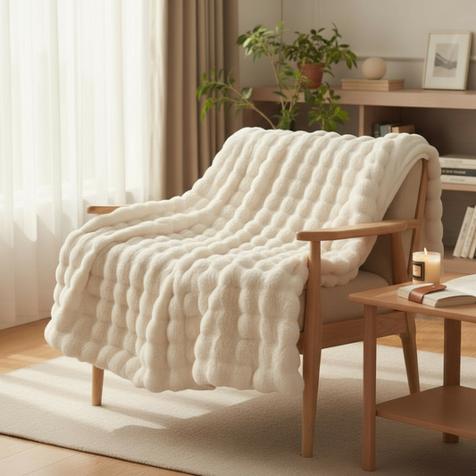 Cocoona™ Bubble Blanket – Ontspannende Deken die direct stress verzacht