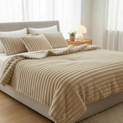 VelvetWarm™ Kaki Comfort Throw "De ultieme knuffeldeken voor elk moment"
