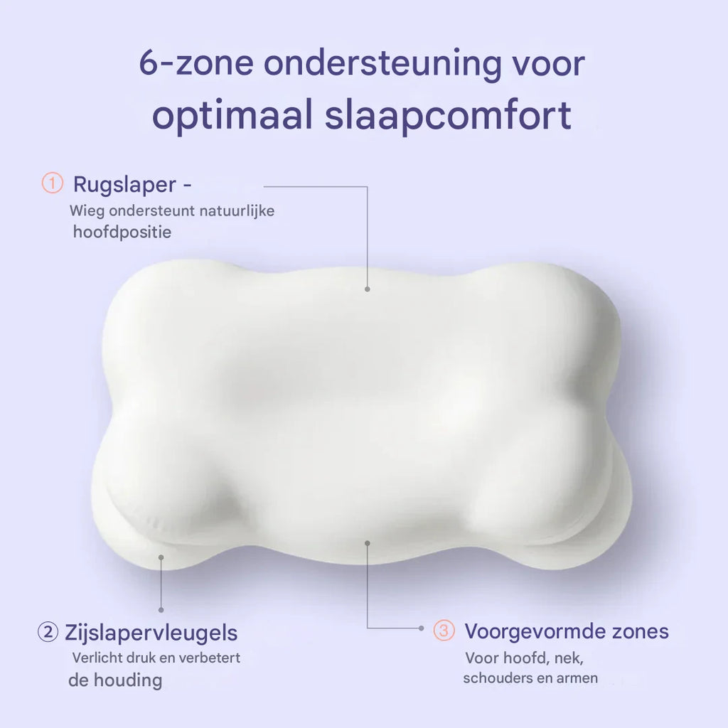 Cloud Kussen - Word wakker zonder nek- en schouderpijn