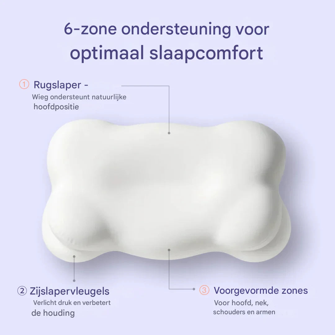 Cloud Kussen - Word wakker zonder nek- en schouderpijn