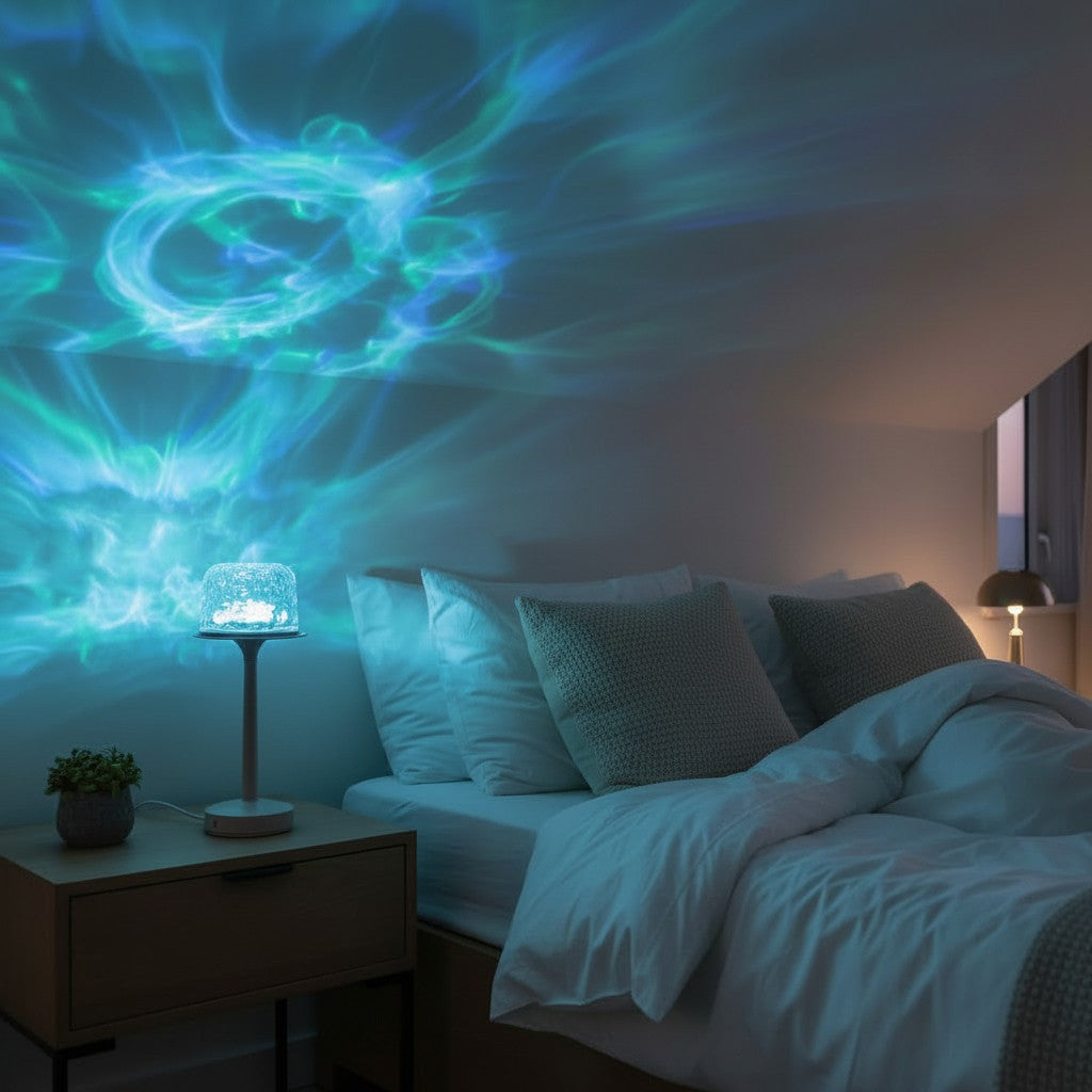 SereneWave - Ontspan onder golvend licht.