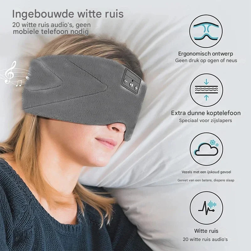 Quietmind Pro Bluetooth Masker - Sluit de wereld af en val sneller in slaap