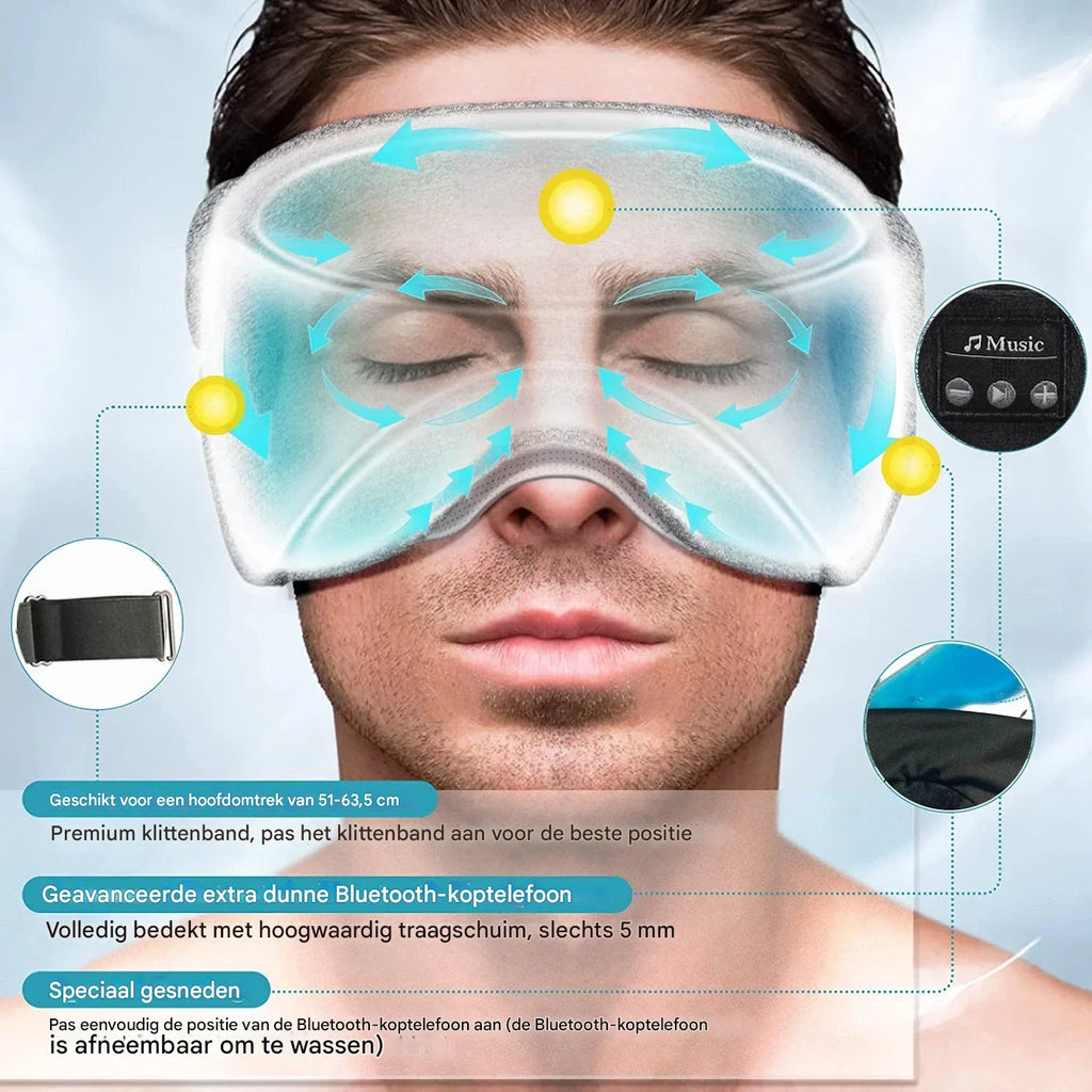 Quietmind Pro Bluetooth Masker - Sluit de wereld af en val sneller in slaap