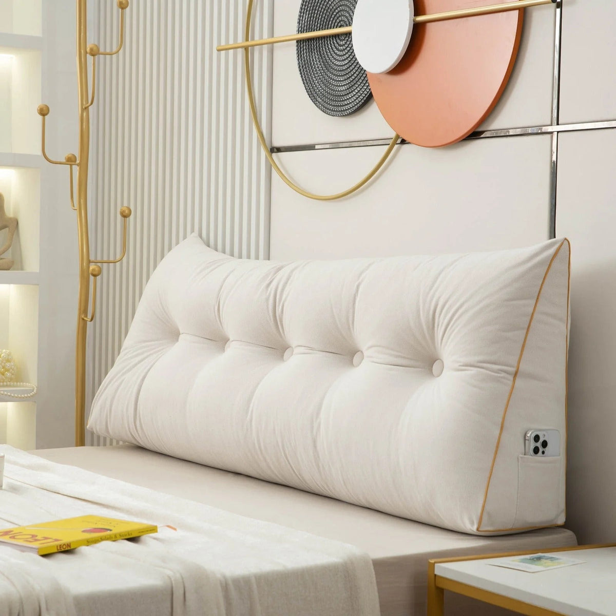 Back Luxe Kussen - Van bed naar lounge in seconden.