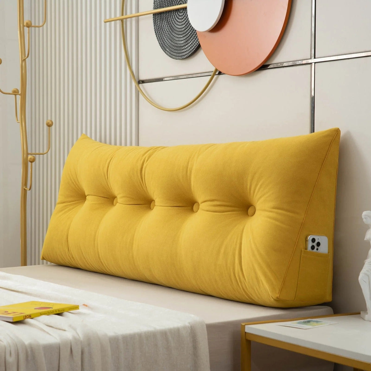 Back Luxe Kussen - Van bed naar lounge in seconden.