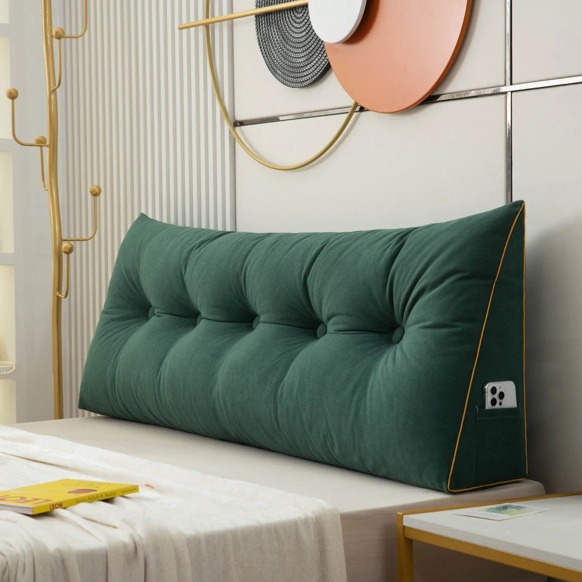Back Luxe Kussen - Van bed naar lounge in seconden.