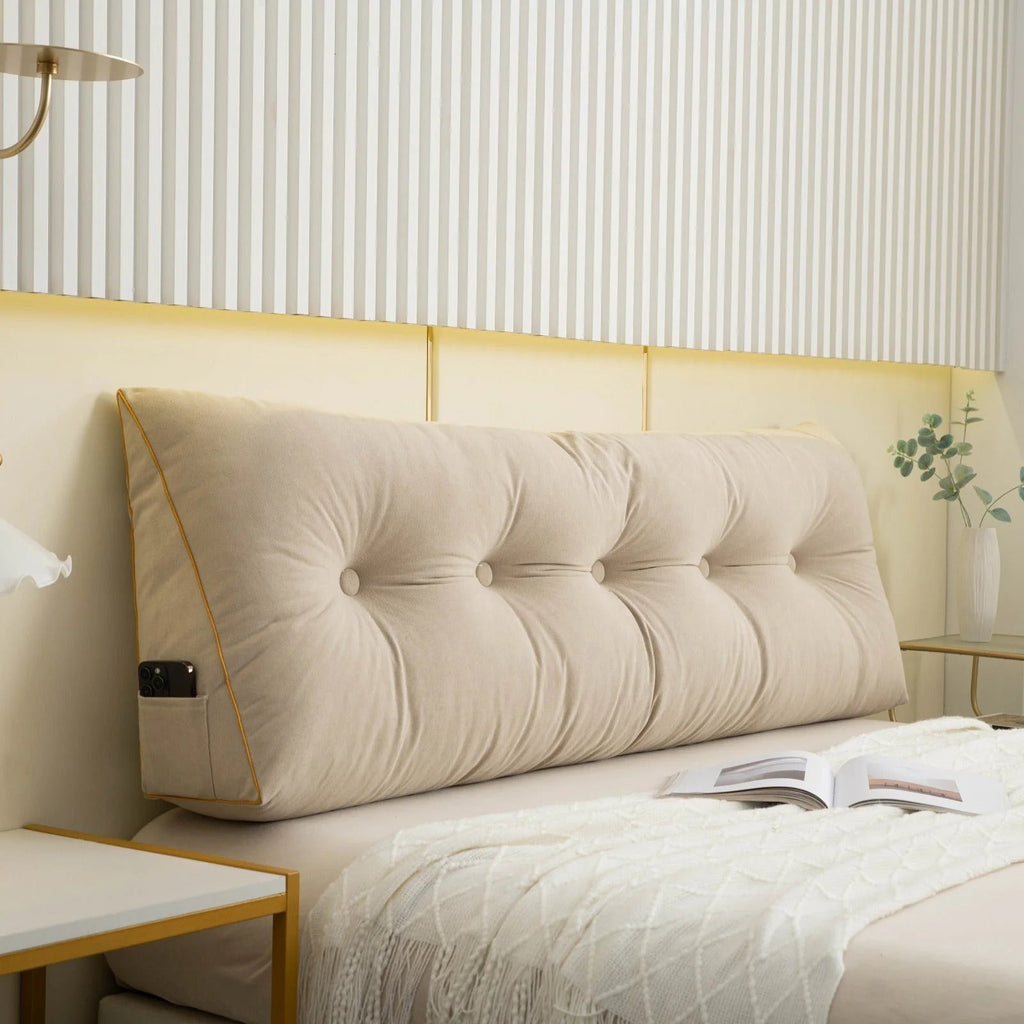 Back Luxe Kussen - Van bed naar lounge in seconden.
