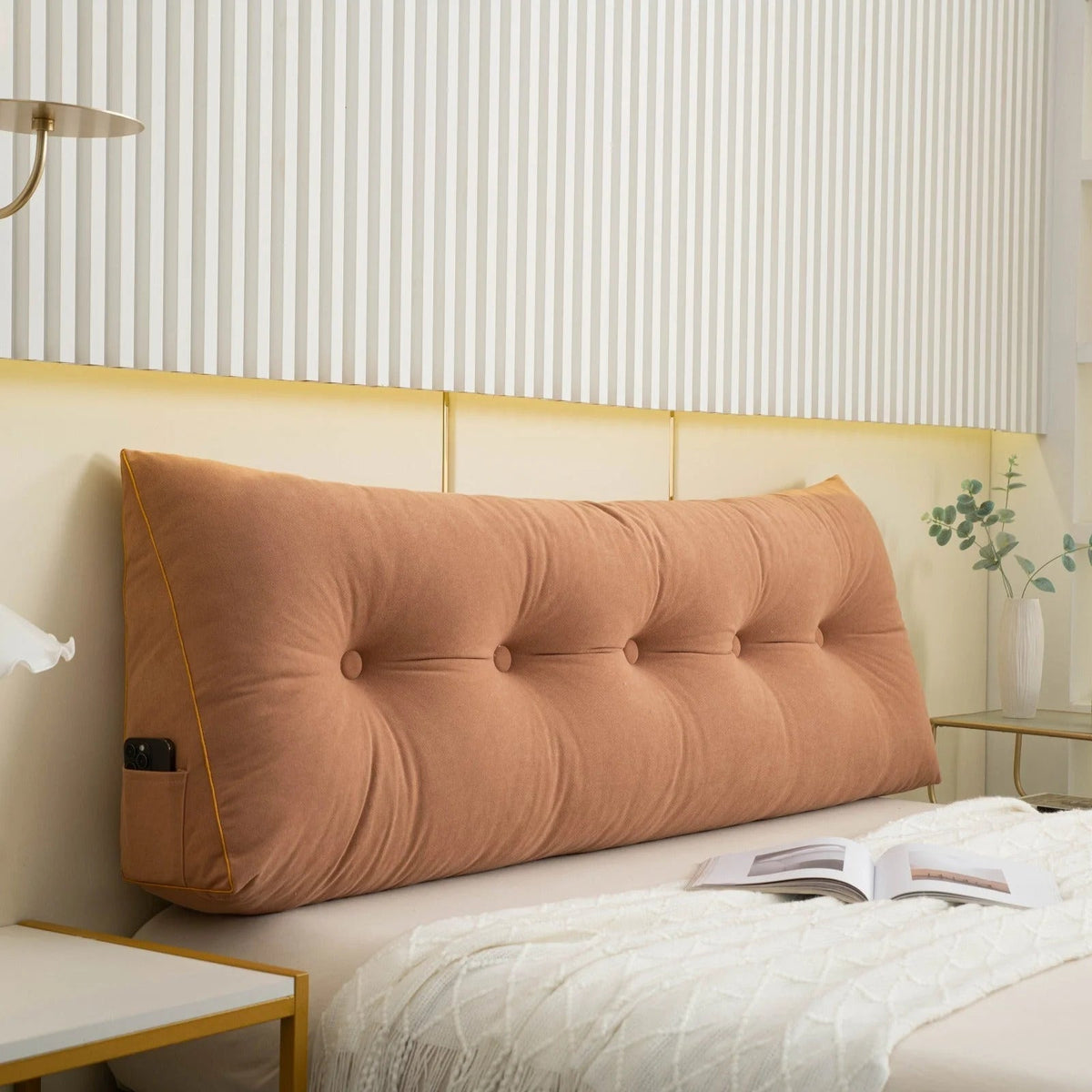Back Luxe Kussen - Van bed naar lounge in seconden.