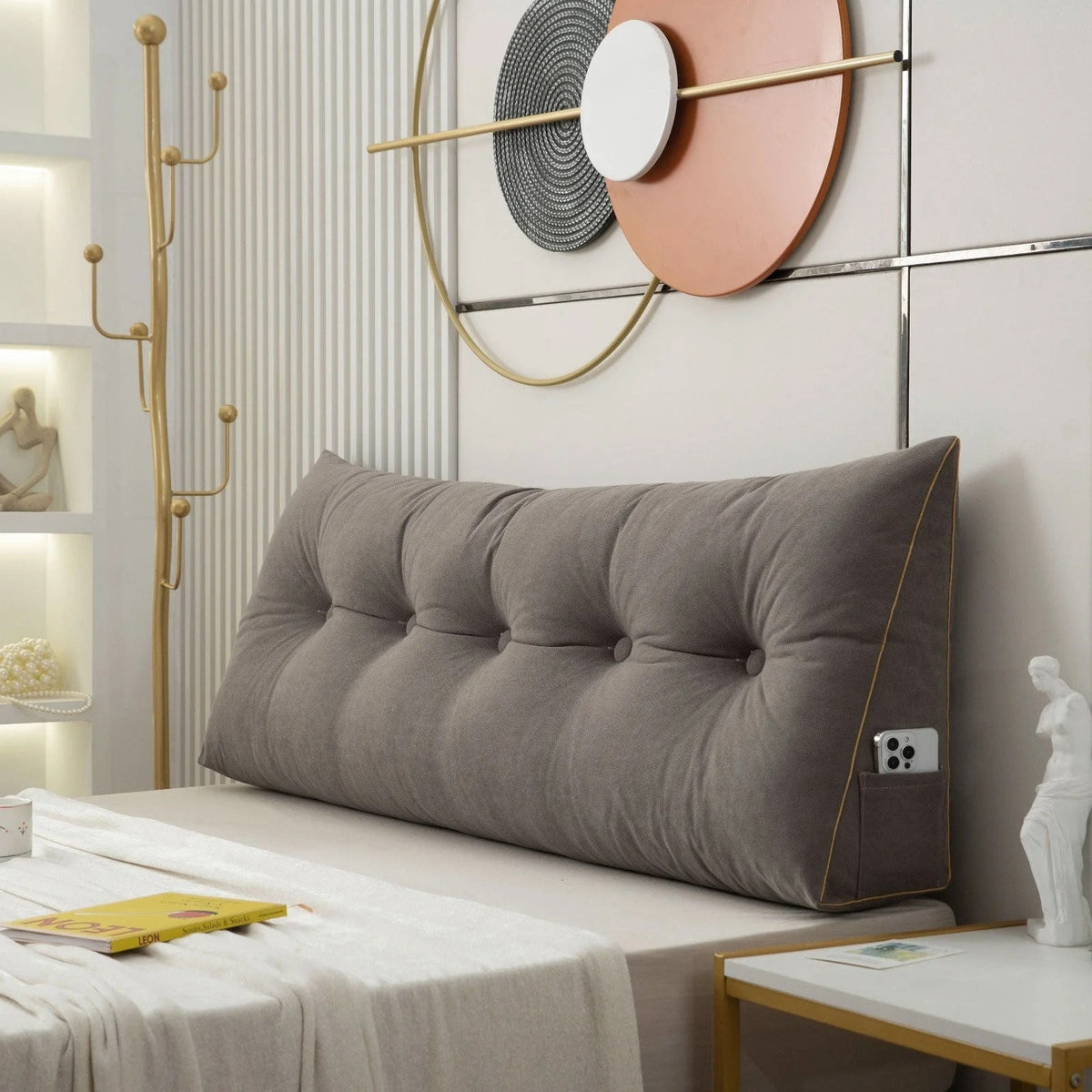 Back Luxe Kussen - Van bed naar lounge in seconden.