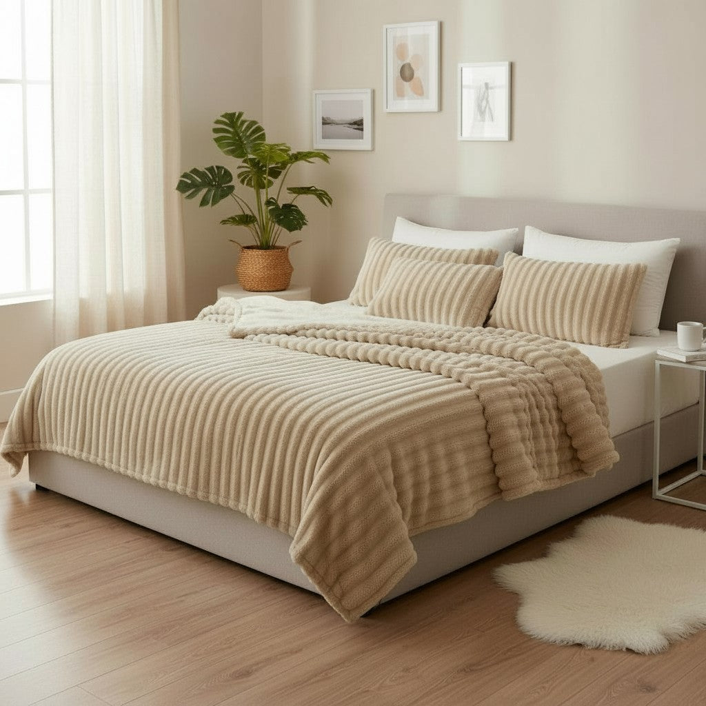 VelvetWarm™ Kaki Comfort Throw "De ultieme knuffeldeken voor elk moment"