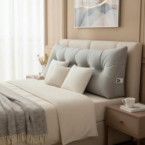 Back Luxe Kussen - Van bed naar lounge in seconden.