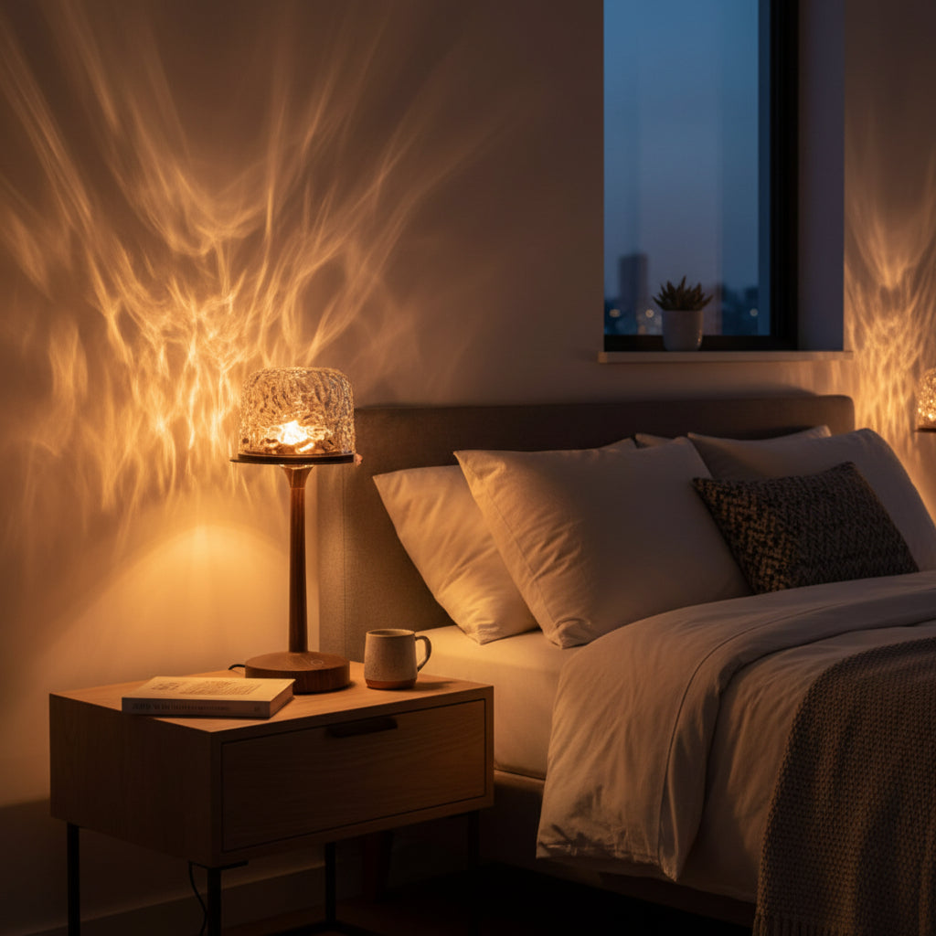 SereneWave - Ontspan onder golvend licht.