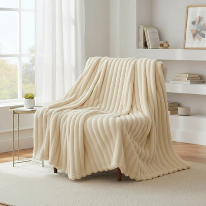VelvetWarm™ Kaki Comfort Throw "De ultieme knuffeldeken voor elk moment"