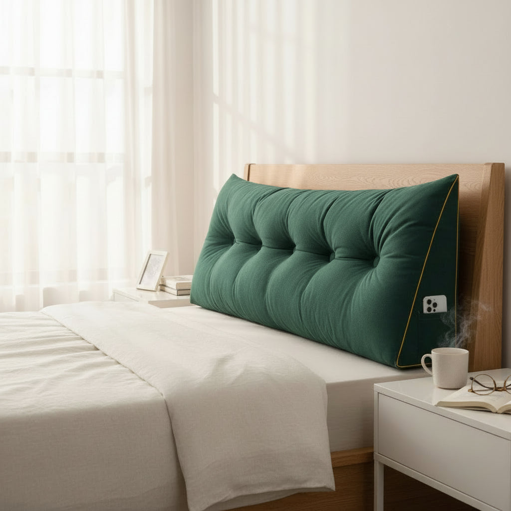 Back Luxe Kussen - Van bed naar lounge in seconden.